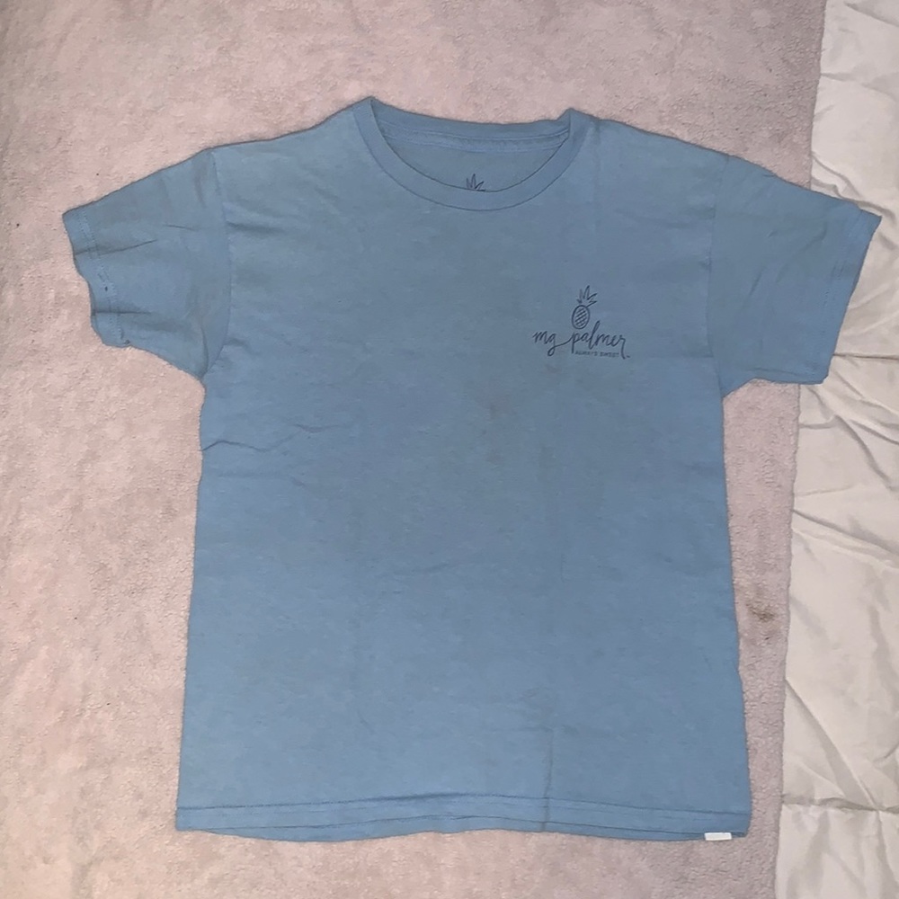 my palmer t-shirt with fun print on the back in size xs
